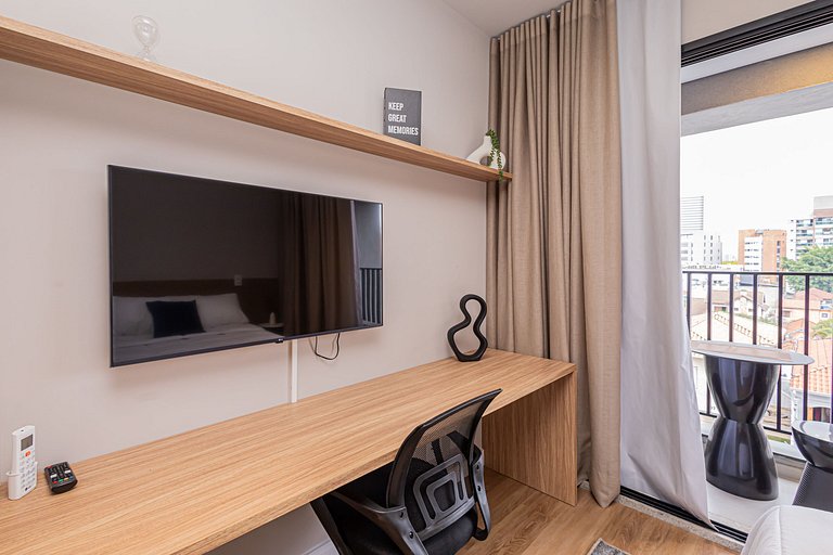 Studio 312 Vila Madalena Luxuoso Completo