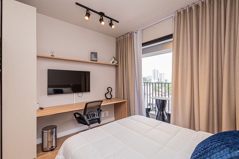 Studio 312 Vila Madalena Luxuoso Completo